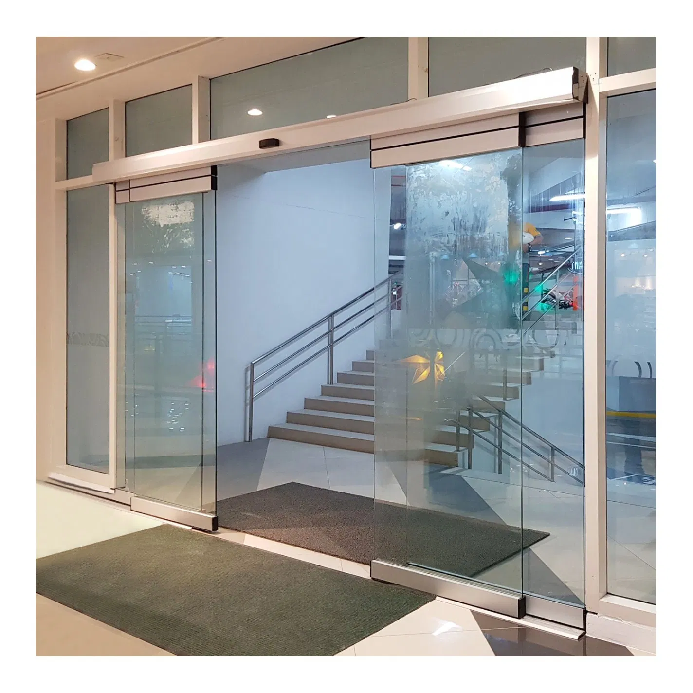 Modern Classic 125A 150kg 65W Motor Aluminum (Photocell) Automatic Sliding Door Mechanism for Framed Glass Door
