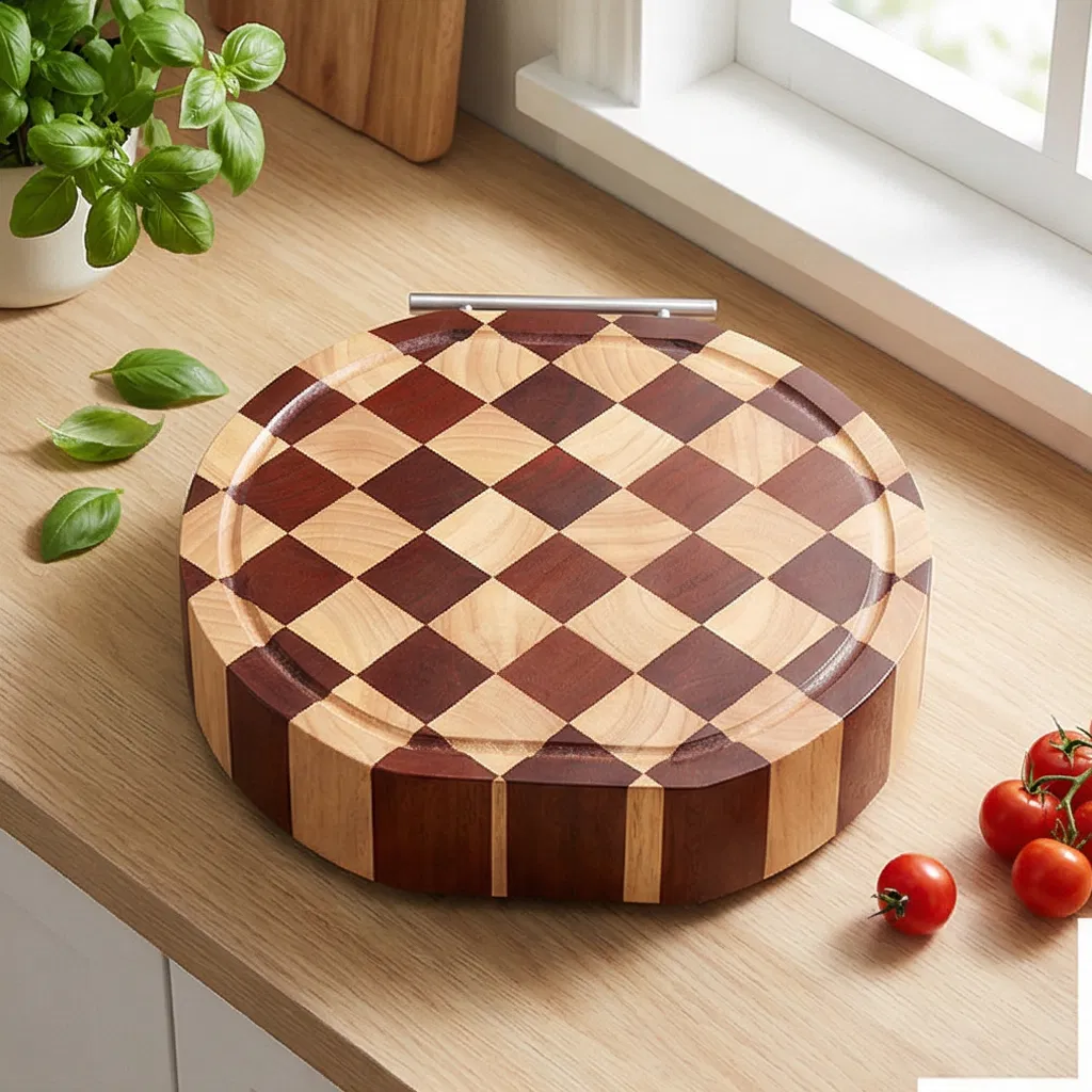 Разделочная доска с ручкой из композитного дерева