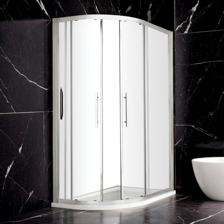 Premium Stainless Steel Sliding Shower Door Enclosure for Modern Bathrooms