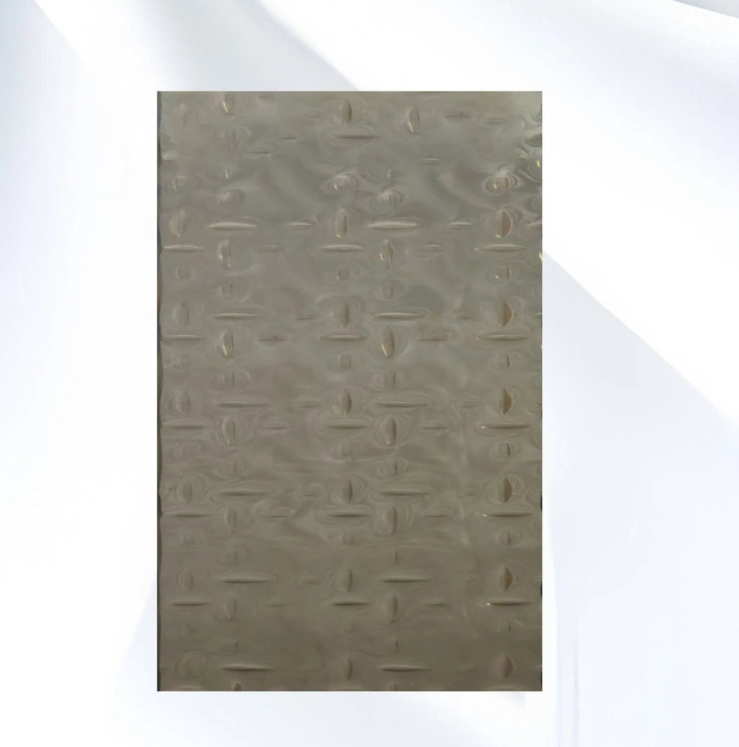 Customized Bronze-Colored Pattern with Texture Glass Decorative Glass