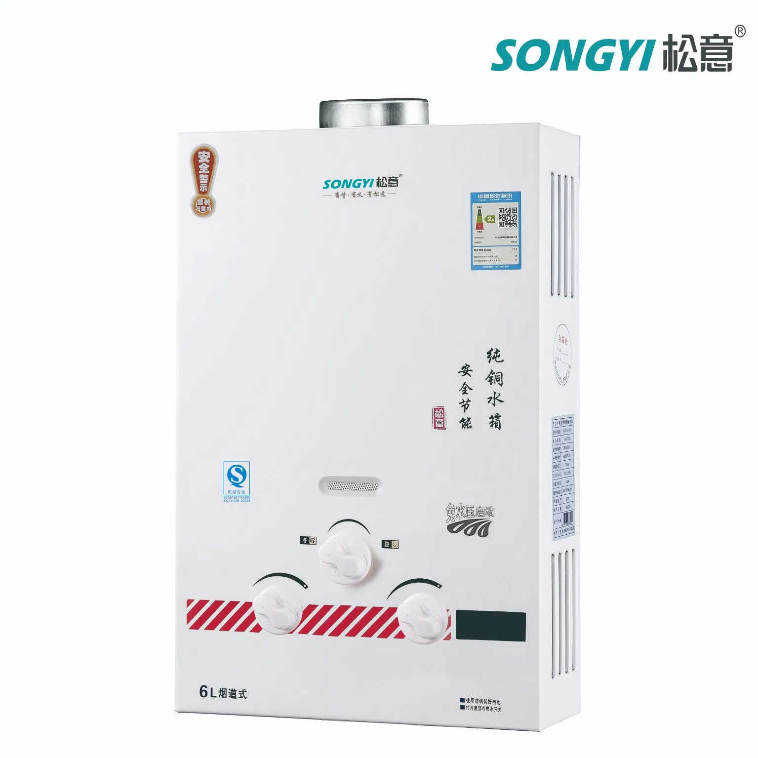 Multi-Functional Gas Water Heating System Water Heater Indoor Outdoor Constant Temperature with Durable Material