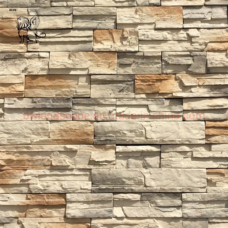 Blve TV Wall Decoration Natural Raw Stone Cutting Stone Skin Home Cultural Stone Wall Panel