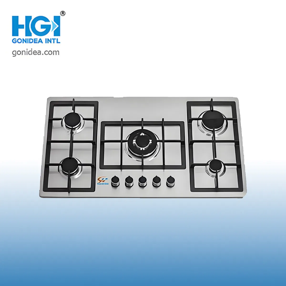 High Quality Good Fire Blue Flame 5 Burner Table Gas Stove Qg5z57tcw