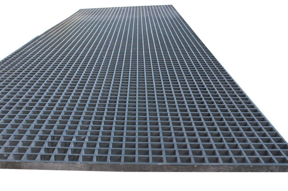 1.5'' Thickness Mesh Square Plastic FRP/GRP Walkway Panel Grating for Building