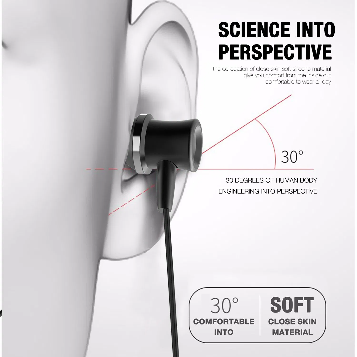 Проводные наушники с шумоподавлением ASPOR A210
