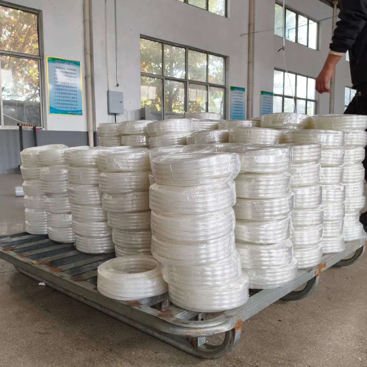 1/2" Expandable Garden Irrigation Cleaning PVC Fiber Reinforced Hose