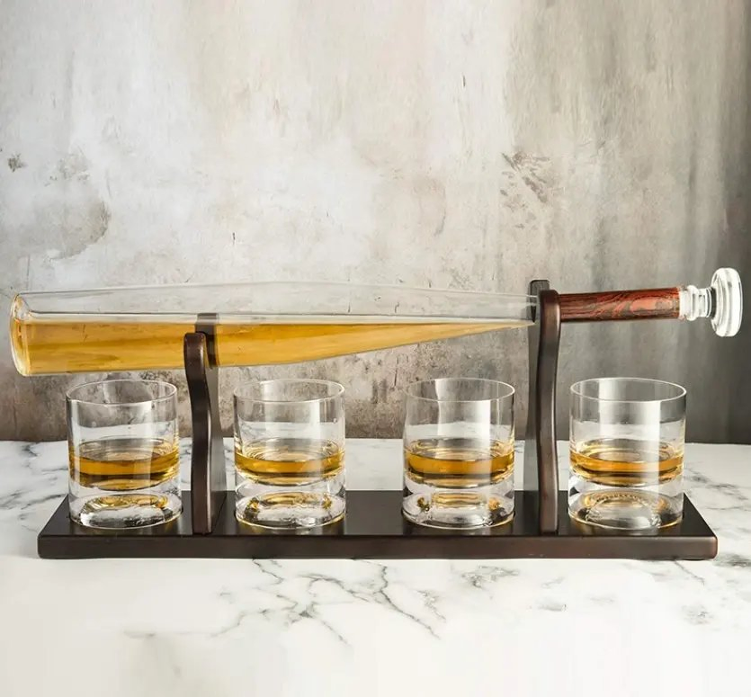Baseball Bat Whiskey Spirits Bottle Decanter for Luxury Gift