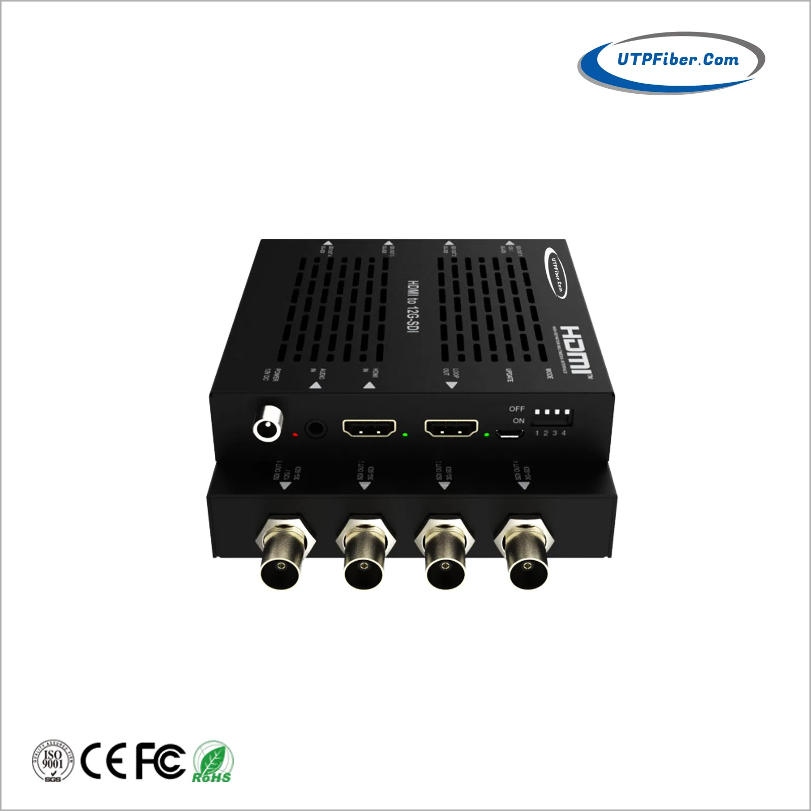 4K HDMI to 1X12g-SDI or 4X3g-SDI Converter, 4K HDMI to 12g-SDI Converter, 4K UHD 12g-SDI to Quad 4X3g-SDI Converter, 4K HDMI to 4K SDI Mini Converter