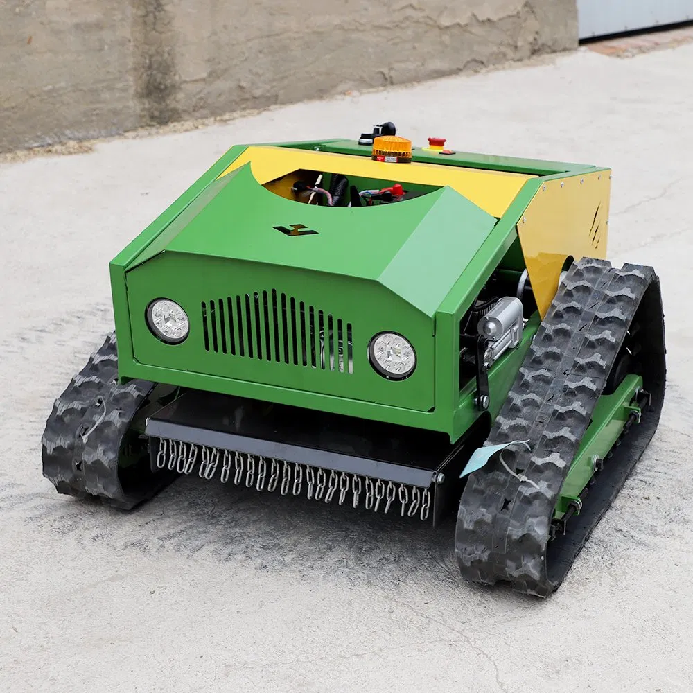 Remote Control Crawler Lawn Mower 550mm CE EPA 225/452cc Robotic New System Automatic Grass Cutter for Farm