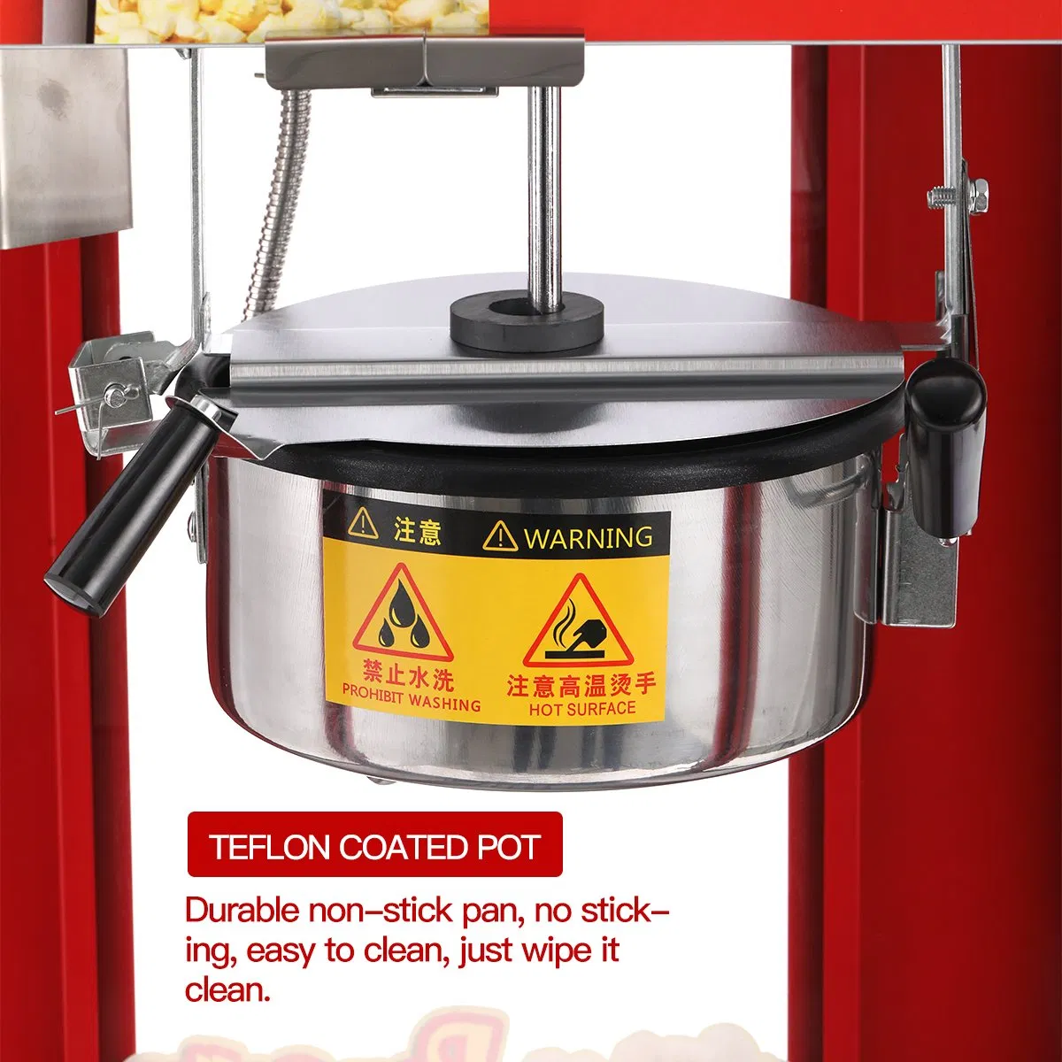 Superior Quality Commercial Electric Easy to Operate Popcorn Making Machine for Casual Food Factories