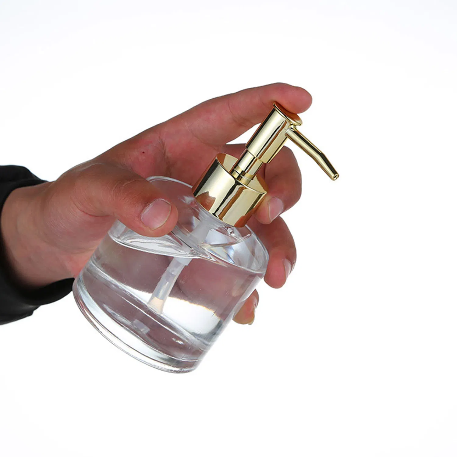 140ml/170ml/220ml/500ml Clear Soap Dispenser with Rust Proof Pump Soap Dispenser Bathroom, Plastic Hand Soap Dispenser, Dish Soap Dispenser for Kitchen