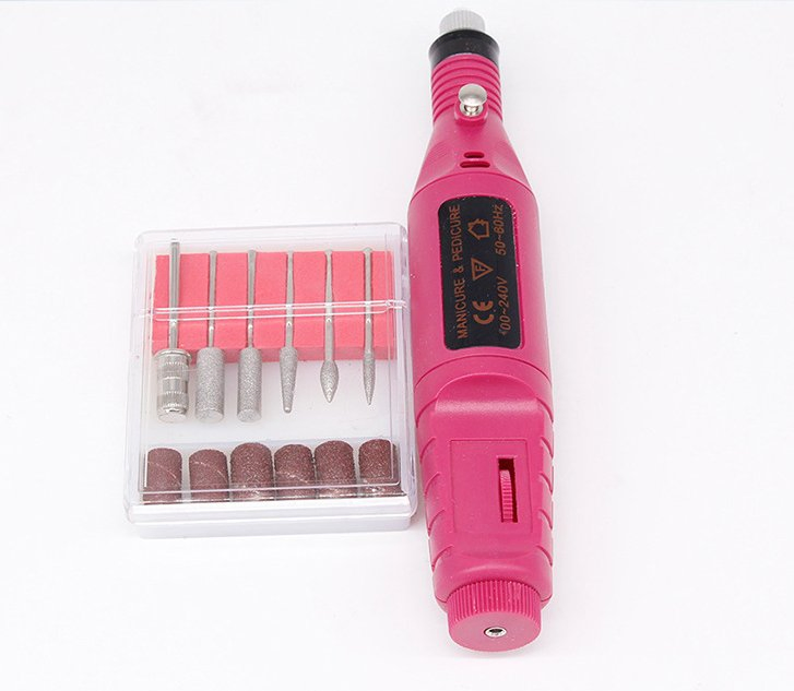 Electric Nail Drill Sk-ND01 20000rpm 110-240V Pen Shaped Drill Bits Nails
