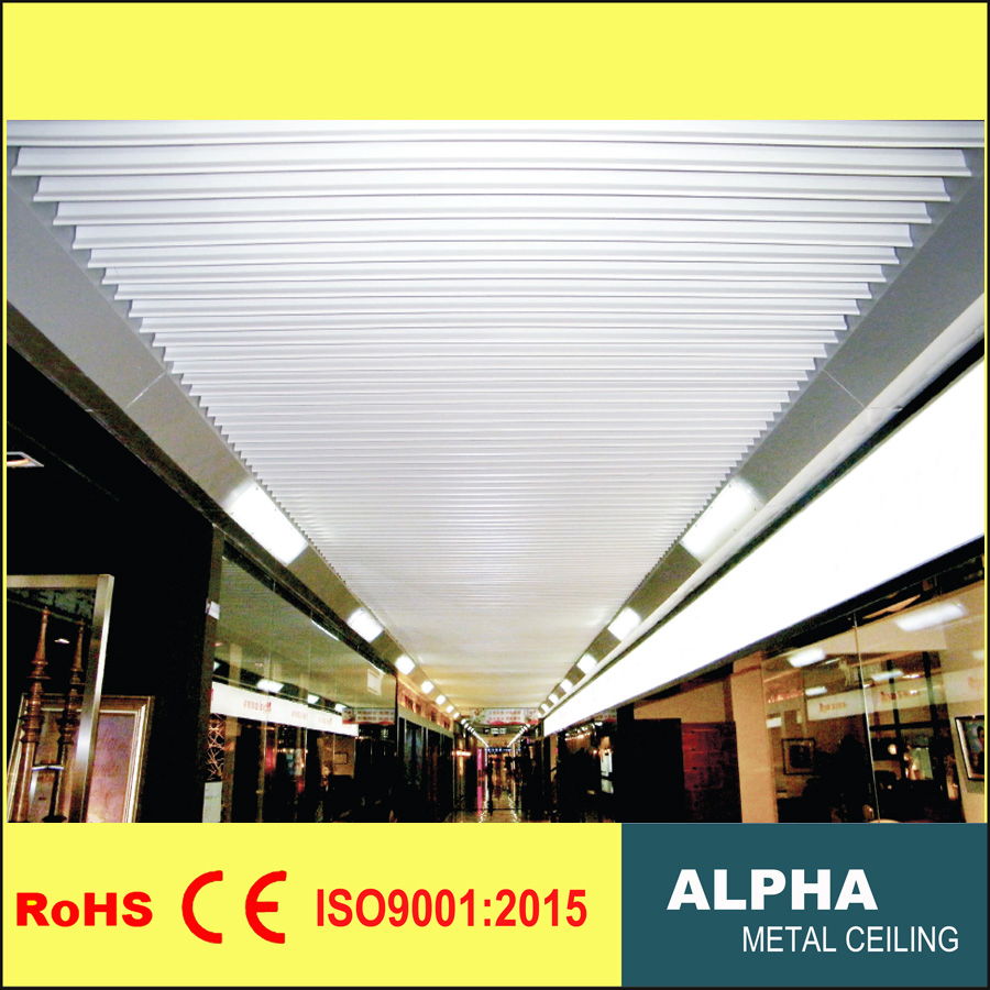 Aluminum Suspended Roof False Screen Metal Ceiling
