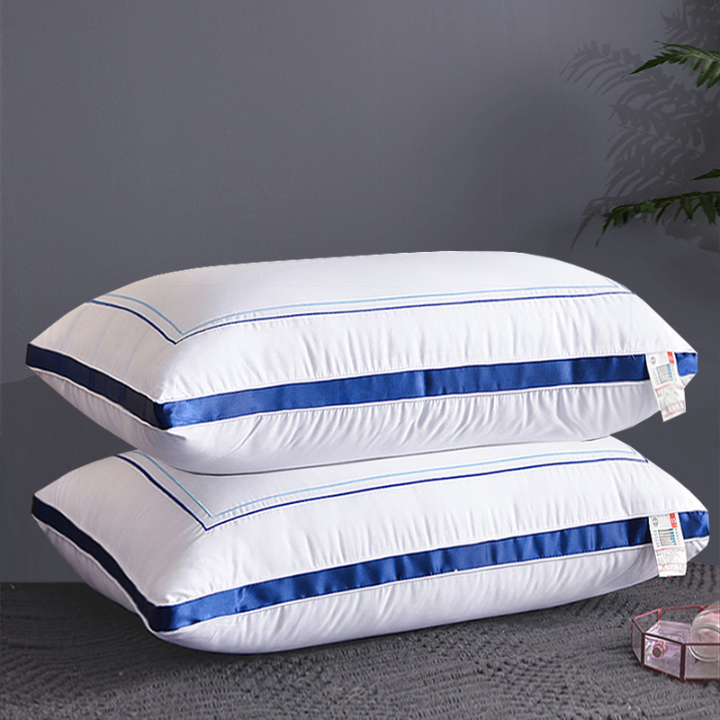 3D Duvet Pillows-Organic Down Alternative Feather Silk Pillows for Sleeping, Soft