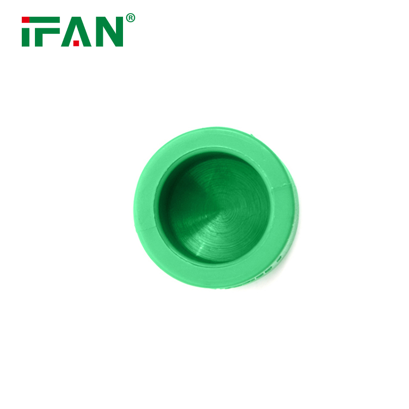 Ifan Plastic Pipe Plumbing Water Pipe Connector PPR Green End Cap Fittings