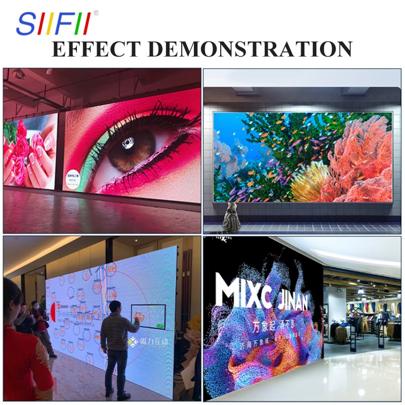 Indoor P1.25 Small Pitch RGB Displays Signage and Optoelectronics LED Screen Wall Panel Modules for Meeting Room
