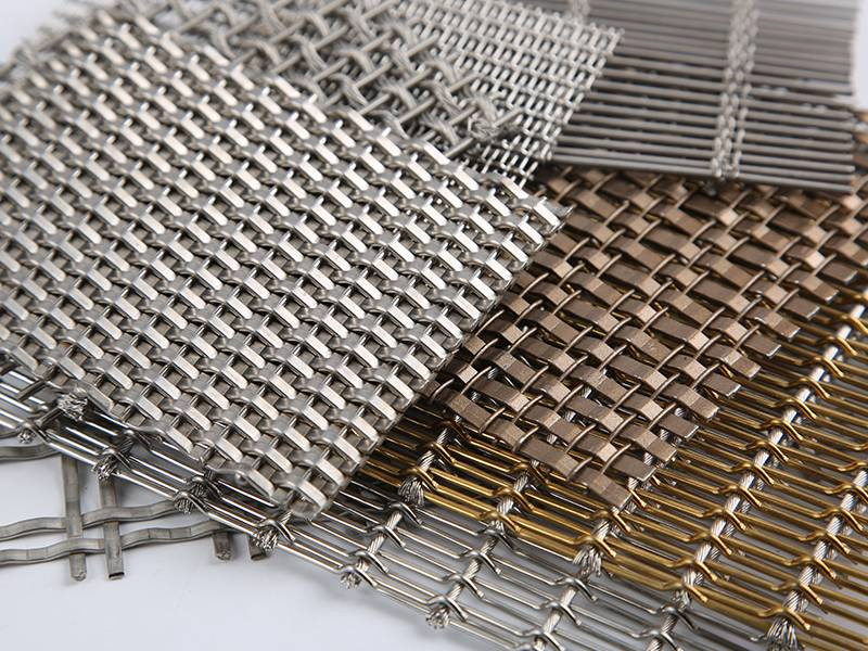 Decorative Spiral Coil Steel Wire Mesh Metal Curtain