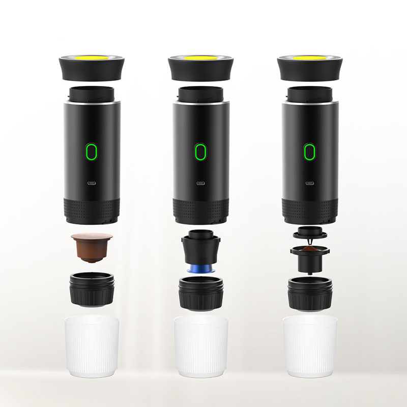 3 in 1 Pressure Car Portable Espresso Coffee Machine for Camping