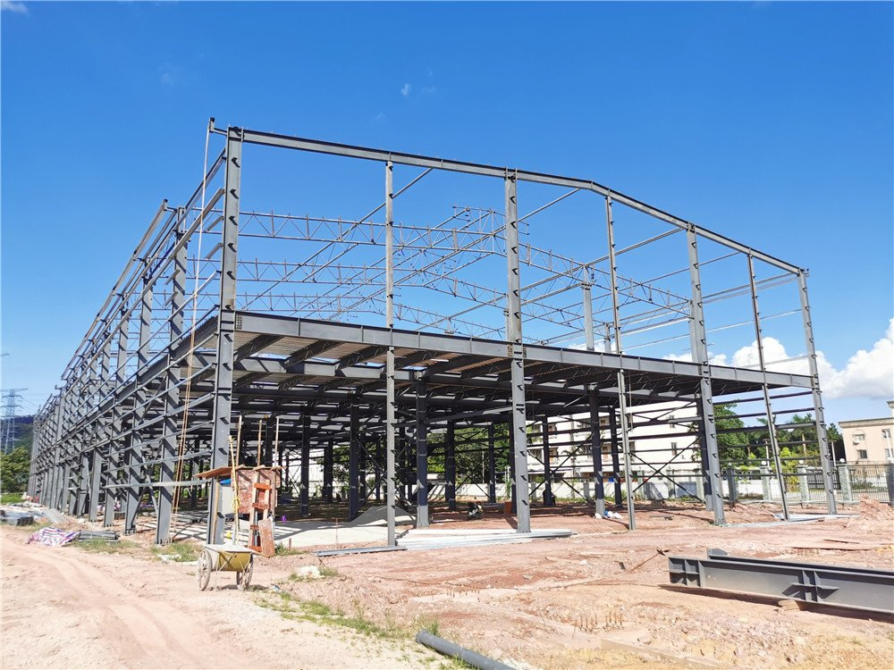Prefabricated Modular Light Industry Commercial Metal Steel Structure Frame Warehouse Hospital Hotel