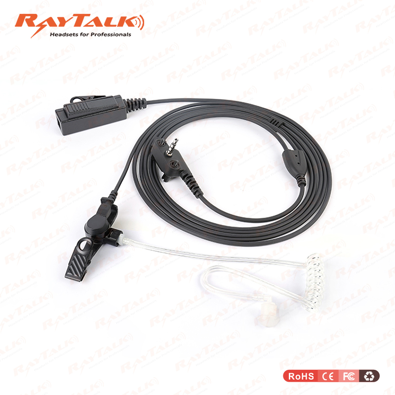 Скрытый акустический наушник EM-4342C с микрофоном