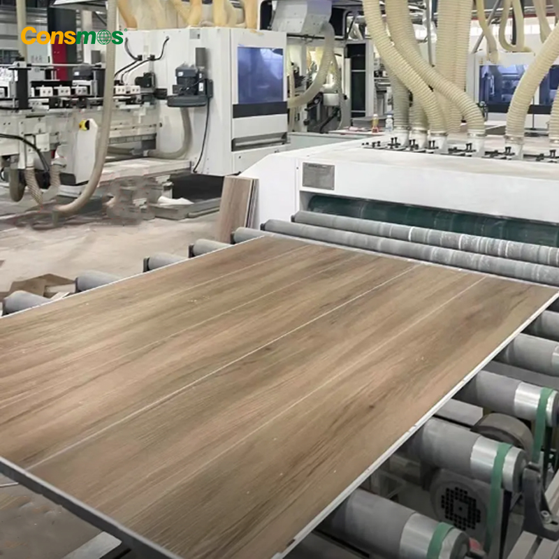 Anti-Fire/Waterproof/Anti-Scratching Luxury Click Lock Interlock Wooden Pattern Spc Floor Vinyl Plank Flooring Tile