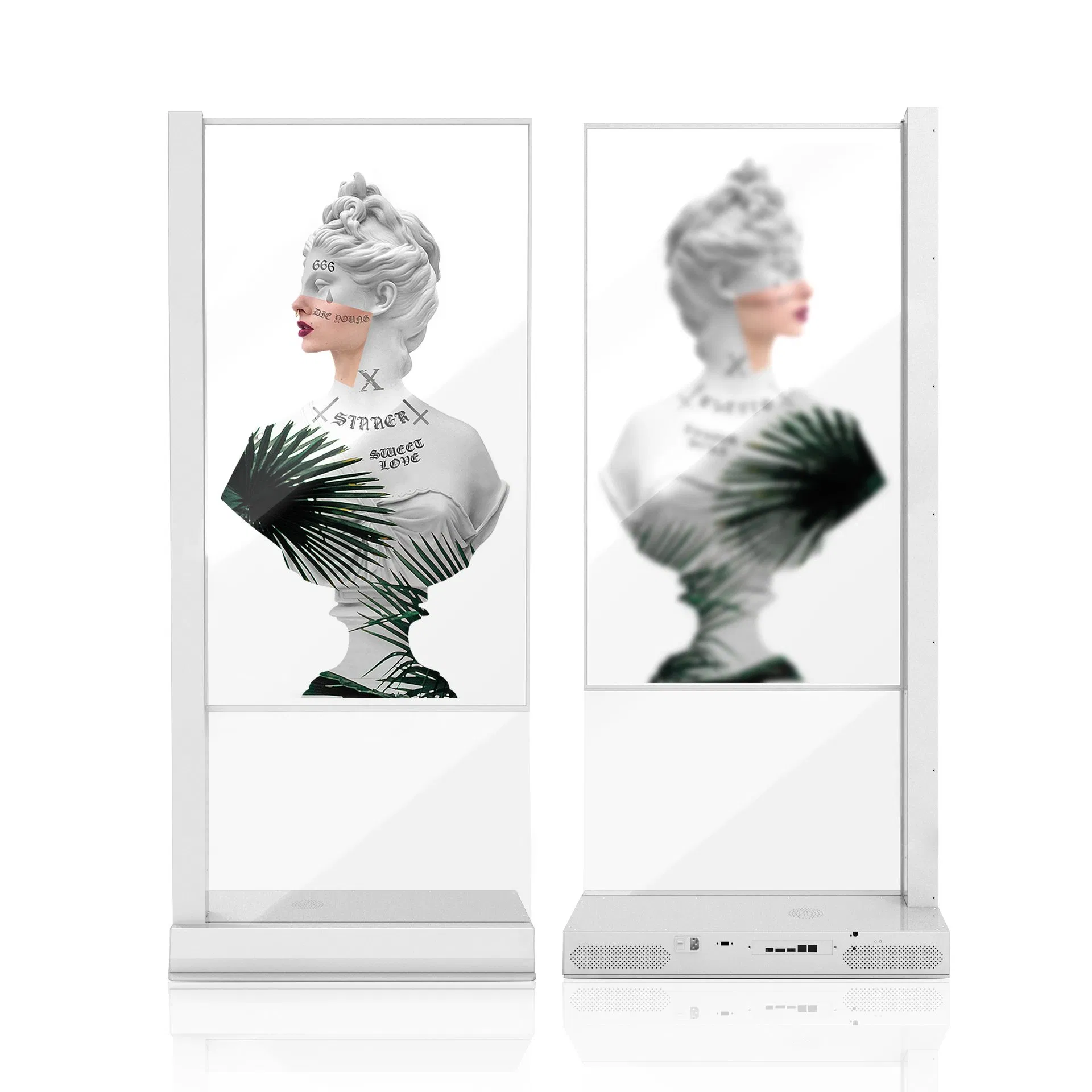 Интерактивный прозрачный OLED-дисплей 55 дюймов с сенсорным экраном