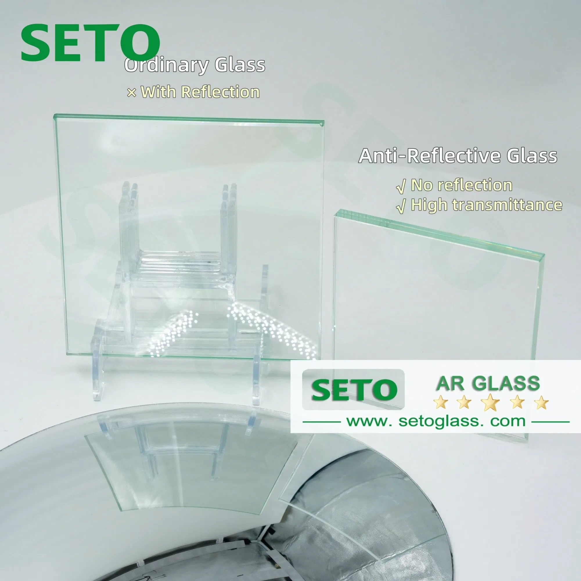 Premium 1.1mm Toughened /Tempered Ar Glass for Glass Panel