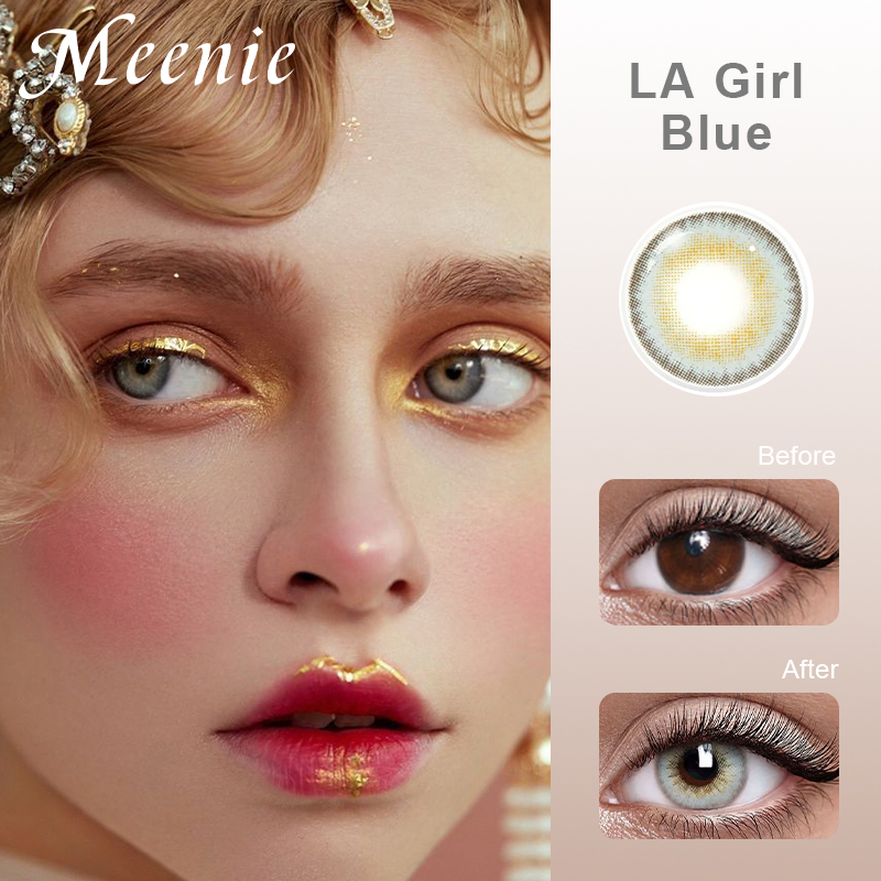 Meenie Prescription 0.00 to -6.00 Contact Lenses for Myopia with Power