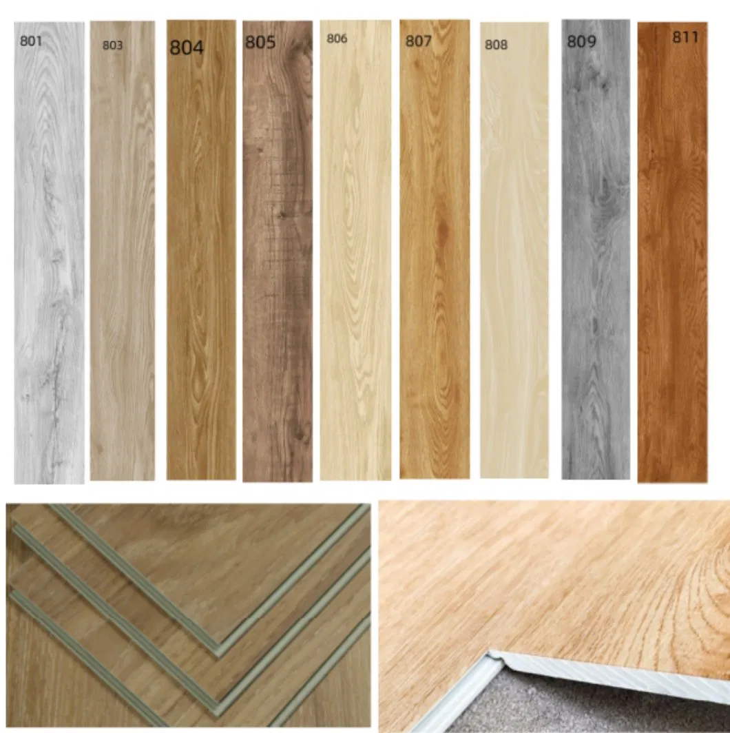 High Quality Spc Floor Wooden Click Lock PVC Vinyl Plank Tiles Spc Plastic Flooring