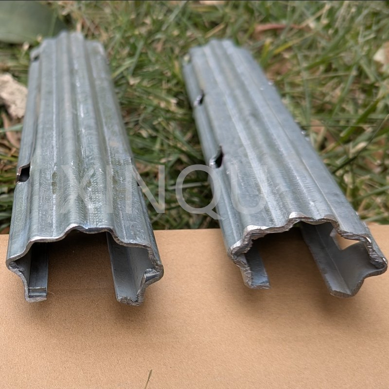 Strong Vineyard Metal Post for Grape Trellis, Galvanized Steel End Post for Vineyard Structure Support