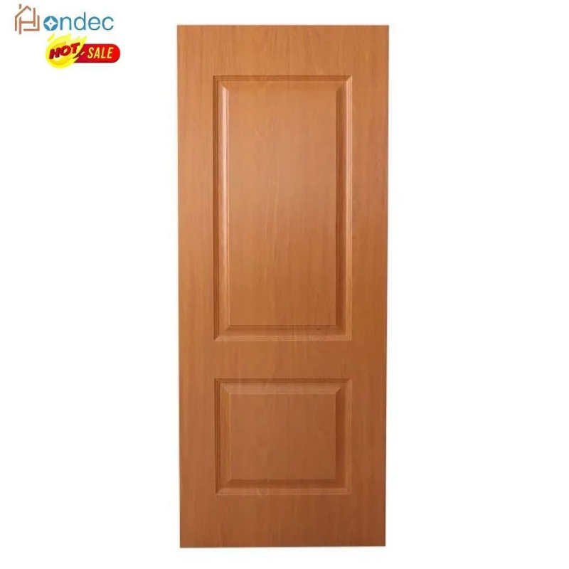 PVC Pressed Door with Fast-Assembly Frame Design and Decorative Embossed Pattern for Quick Interior Upgrades