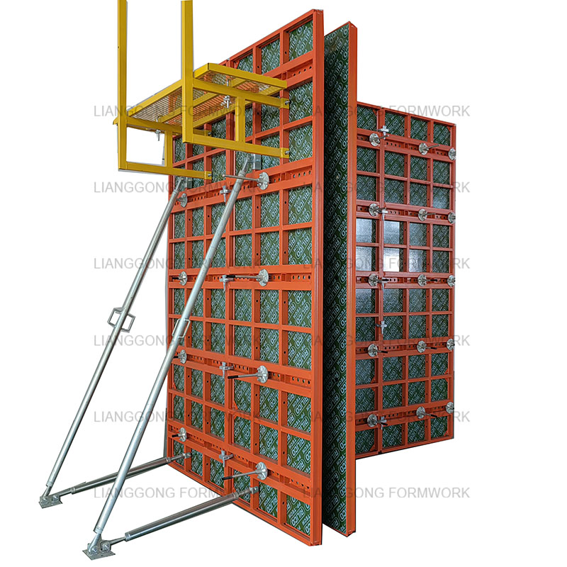 China Lianggong Popular Modular Factory Price Steel Frame Formwork for Wall Column Concrete Pouring