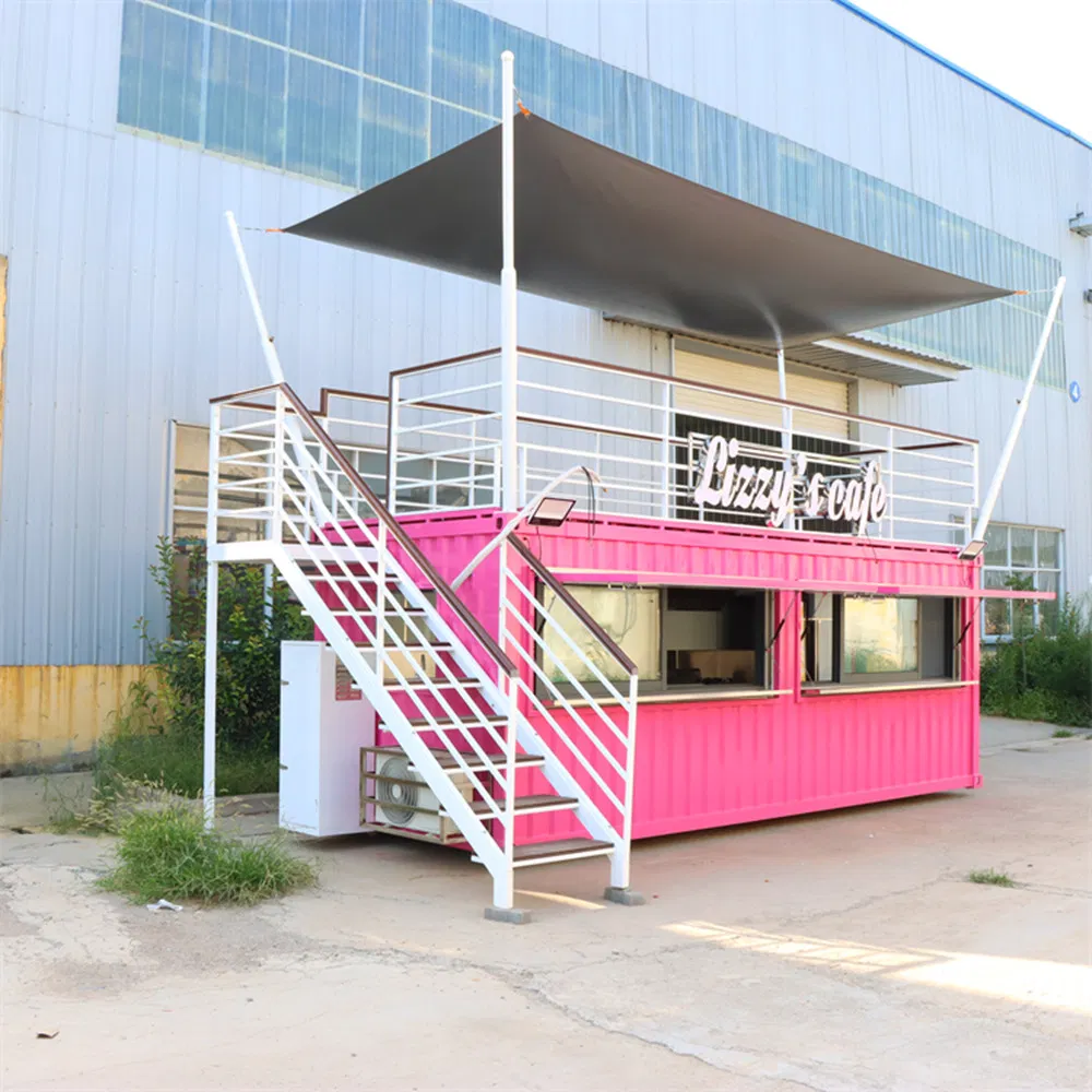 20FT Double Decker Shipping Container Restaurant Container Cafe Shop Bar