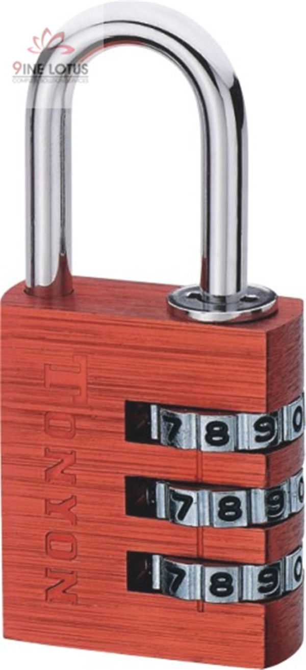 High Quality Aluminum Alloy Color Combination Padlock 40mm