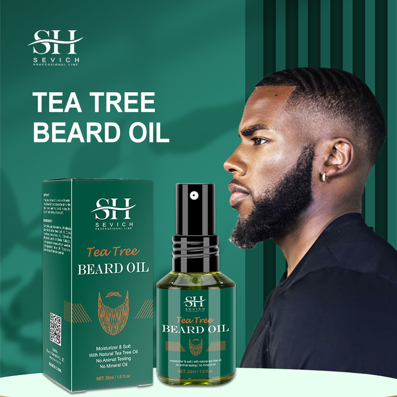 Private Label Natural Smooth Hair Oil Men Care Beard Growth Oil