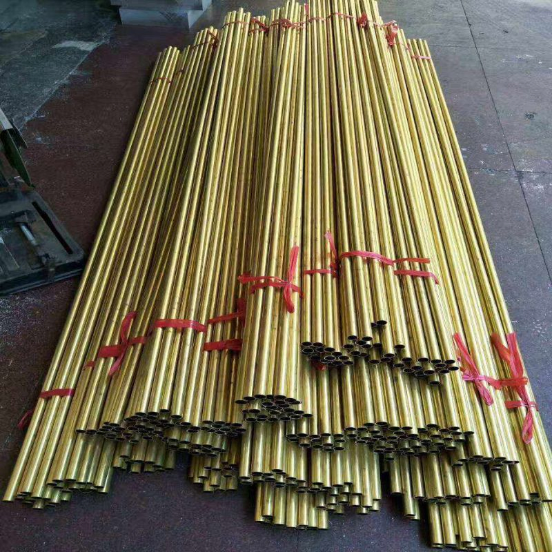 Good Quality C11000 C12200 ASTM B8 Seamless Copper Pipe Brass Tube Copper Tube Pipe Cutting Processing Manufacturers Air Conditioning Copper Pipe