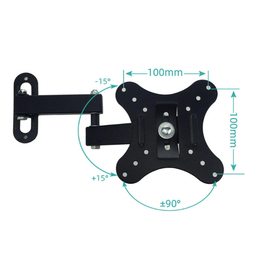 LCD Plasma Swivel TV Wall Monitor Stand Bracket Mount