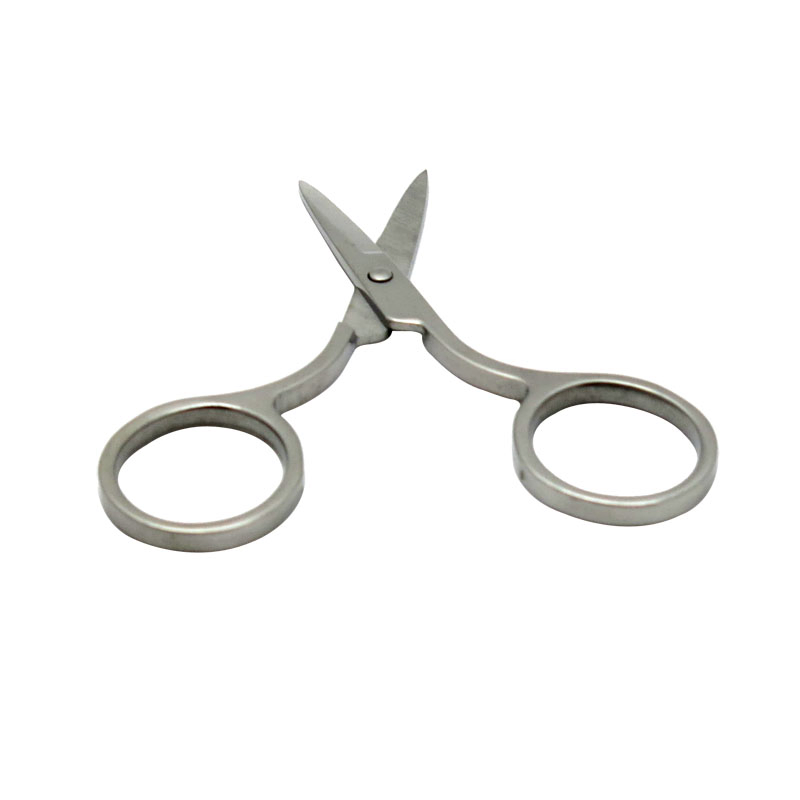 Mini Eyebrow Cuticle Stainless Steel Manicure Scissors Easy to Carry
