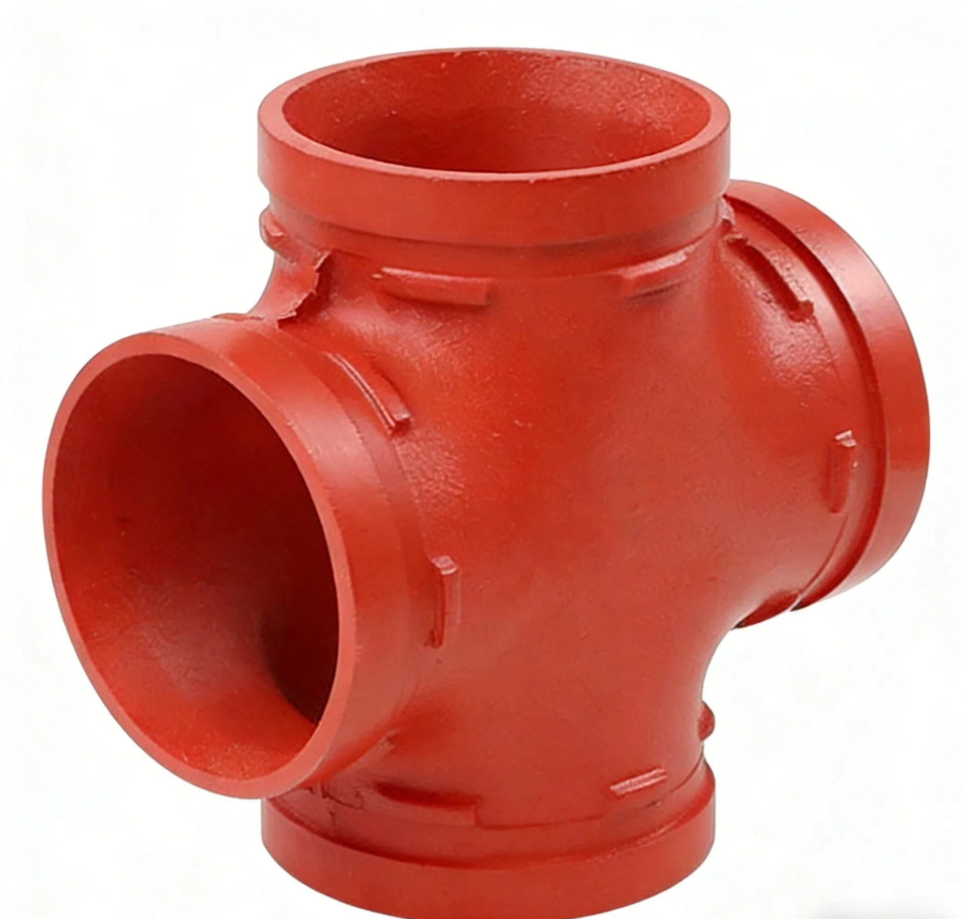 Factory Wholesale Grooved Pipe Fittings Ductile Iron Grooved Cross