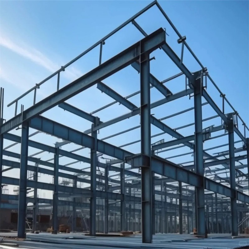 Customized Column Ridge China Steel Structure Metal Building for Sale