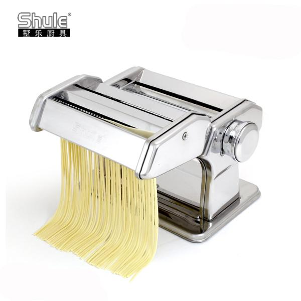 Small Stainless Steel Manual Noodle Machine for Household Use