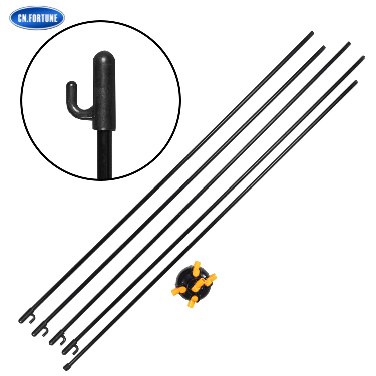 Black-Yellow Back Gear Wheel X Banner Stand with Good Quality