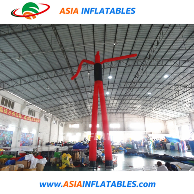Inflatable Two Legged Girl Air Sky Dancer Multi-Color Double Leg Tube Man