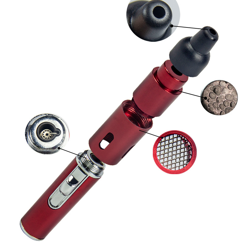 Two in One Metal Pipe Torch Lighter Refillable Portable Jet Flame Smoking Lighter