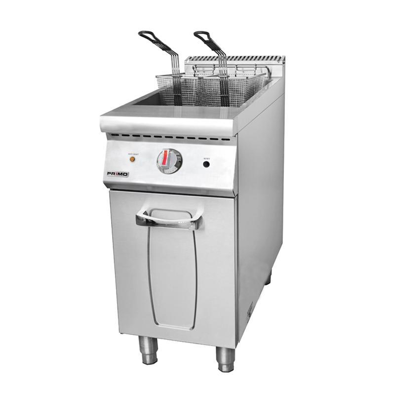High-Performance Commercial Electric Deep Fryer with Storage Cabinet