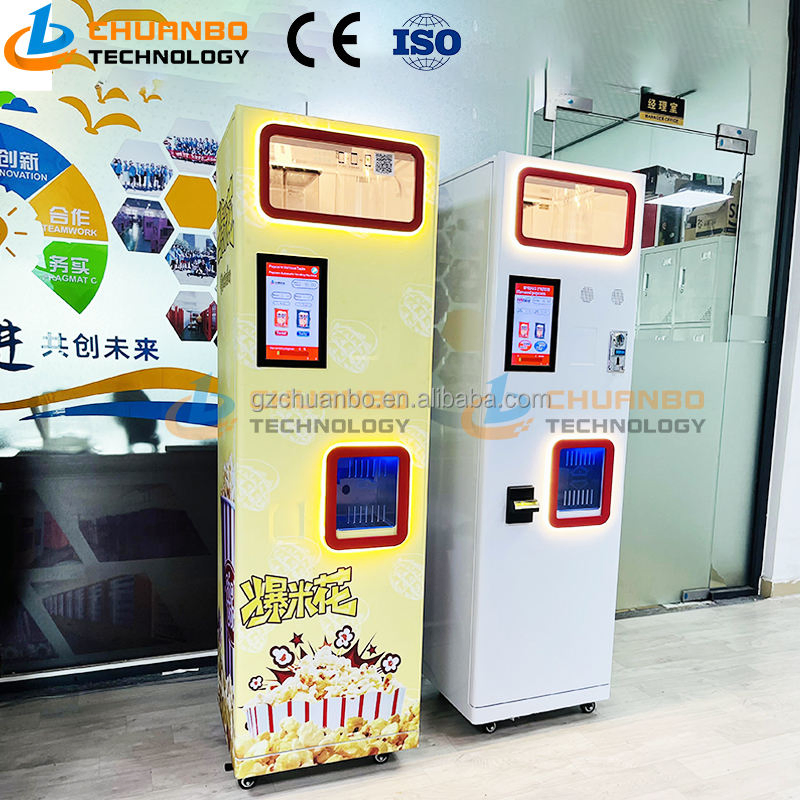 China Manufacturer Caramel Flavor Mushroom Vending Machine Popcorn Commercial