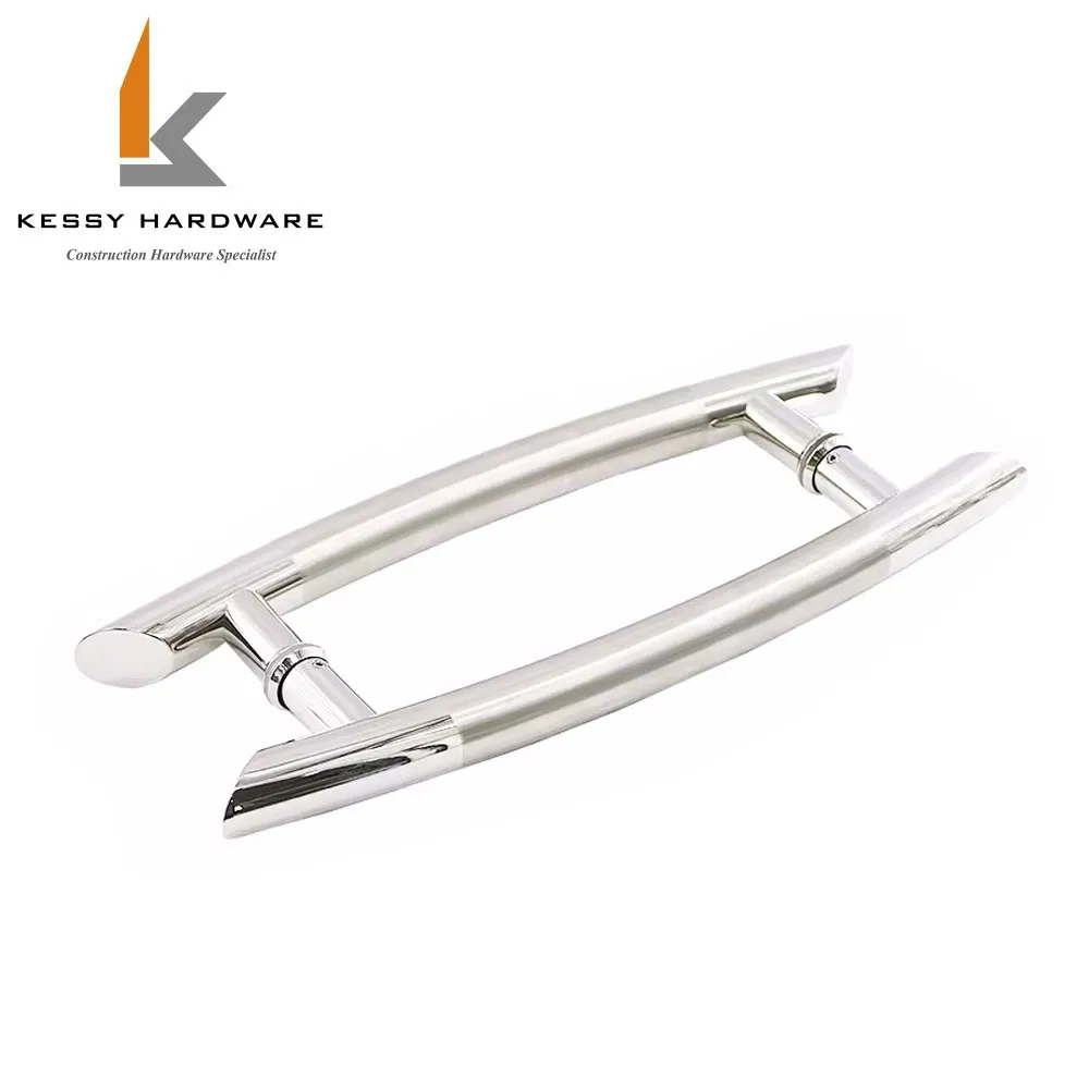 Model Design Handle Building Customized Round Tube Stainless Steel Handle for Hotel