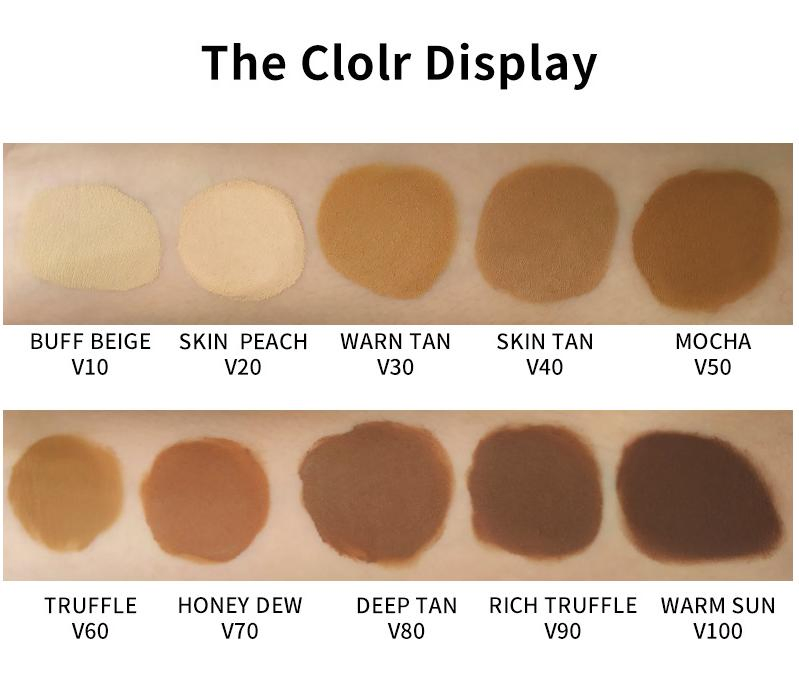 Cosmetics Beauty 10 Colors Matte Concealer Full Coverage Brighten Liquid Concealer No Logo