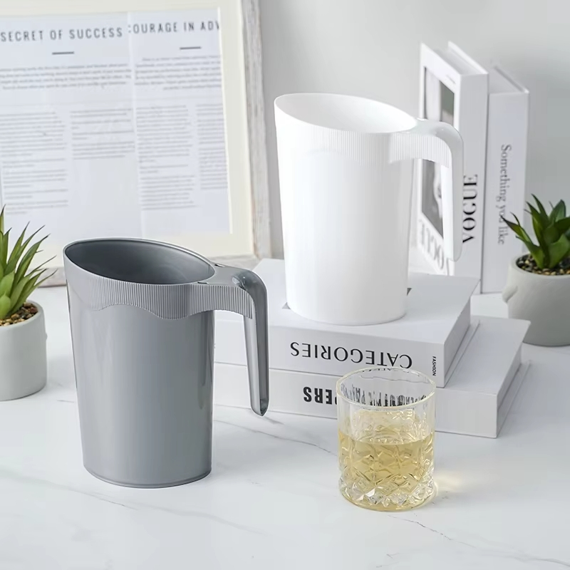 Wholesale Plastic Multiple Colors Milk Jug with Handle for Privatbrauerei Wittingen Ziegenbock Zotler Brewery