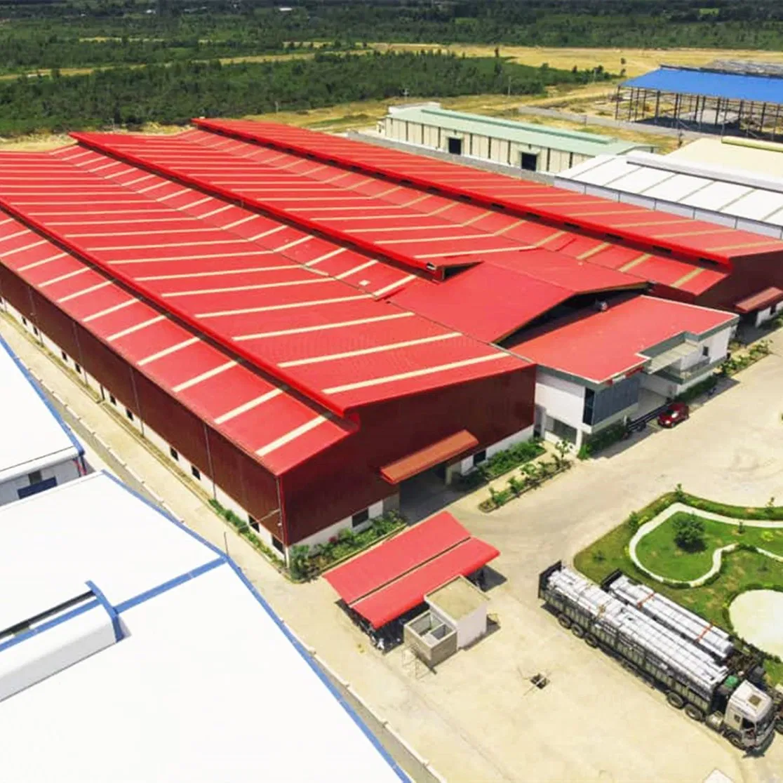 Professional Design of Large-Span Industrial Plants, Steel Structure Factory Workshops